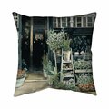 Begin Home Decor 20 x 20 in. Plants Shop-Double Sided Print Indoor Pillow 5541-2020-ST63